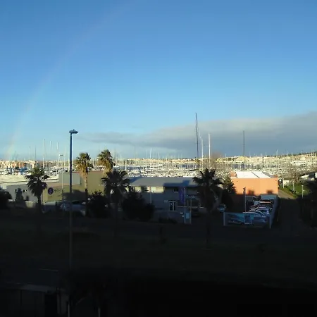 Cap D'agde 300m Plage Du Mole,vue Port,parking,lave Linge,piscine *