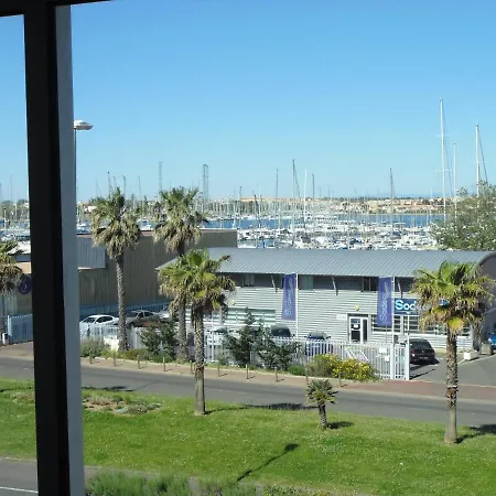 Cap D'agde 300m Plage Du Mole,vue Port,parking,lave Linge,piscine Agde