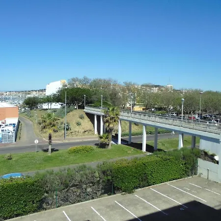 Cap D'agde 300m Plage Du Mole,vue Port,parking,lave Linge,piscine